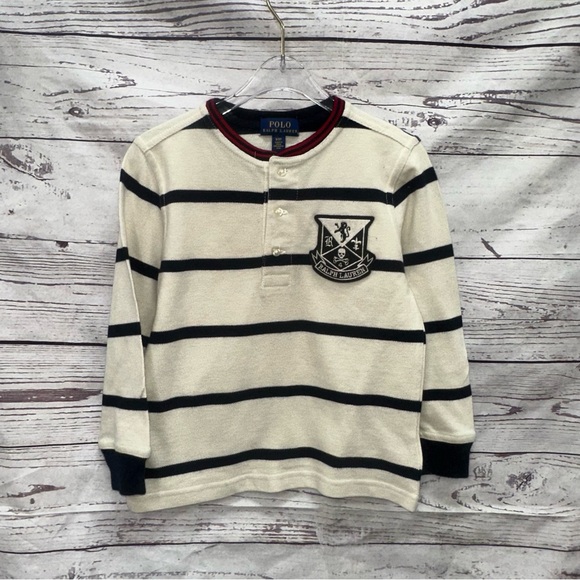 Polo Ralph Lauren Striped Long Sleeve Shirt Size 3t - Picture 1 of 3